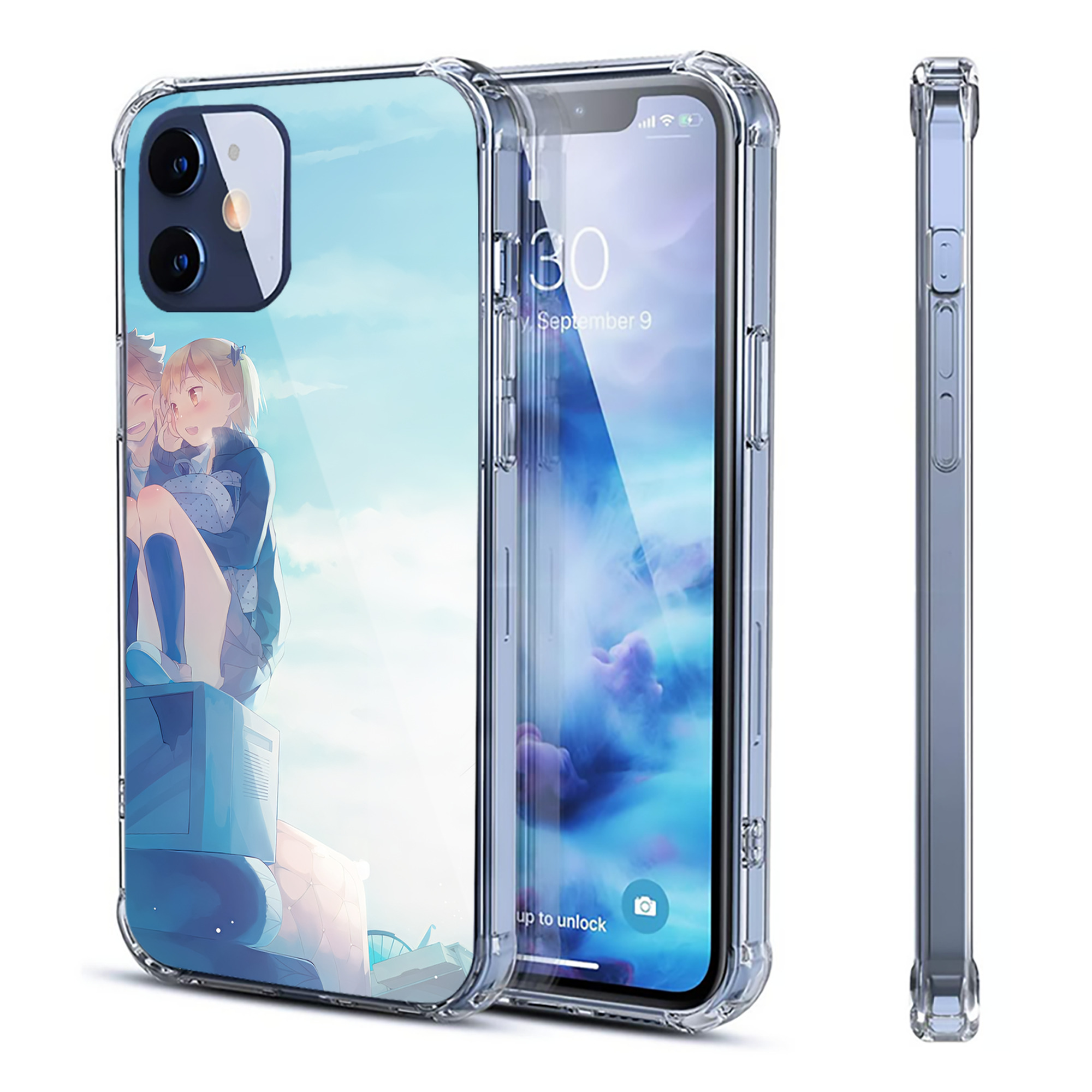 （画像用） ハイキュー!! Haikyu!! 【iPhone 12シリーズ対応】透明スマホケース（クリアソフトケース）